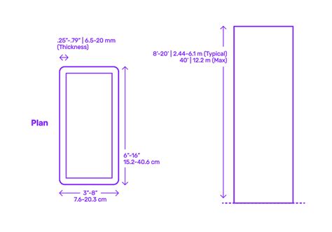 rectangular hss dimensions